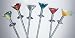 Prodyne Colored Cocktail Picks, Set of 6