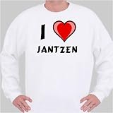 I Love Jantzen Sweatshirt by 