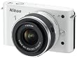 Nikon 1 J1 Systemkamera (10 Megapixel, 7,5 cm (3 Zoll) Display) wei� inkl 1 NIKKOR VR 10-30 mm Objektiv