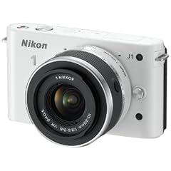Nikon 1 J1 Systemkamera (10 Megapixel, 7,5 cm (3 Zoll) Display) wei� inkl 1 NIKKOR VR 10-30 mm Objektiv