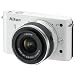 Nikon 1 J1 Systemkamera (10 Megapixel, 7,5 cm (3 Zoll) Display) wei� inkl 1 NIKKOR VR 10-30 mm Objektiv