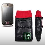 SAMSUNG B5722 DOWN JACKET STYLE POUCH CASE BY CELLAPOD CASES BLACK