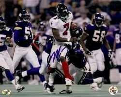 Michael Vick Autographed/Hand Signed Atlanta Falcons 8x10 Photo #9