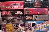 25 Original Unopened Packs of New & Vintage Basketball Cards (1991-2006) PLUS Pack 100 Soft Sleeves
