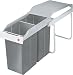 White Multi-Box Built-in Waste Separation System