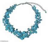 Choker, 'Wish of Blue' 1.6 W 13.4 L