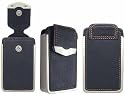 Modena Series Black Leather Pouch Case for Apple Mini Ipod