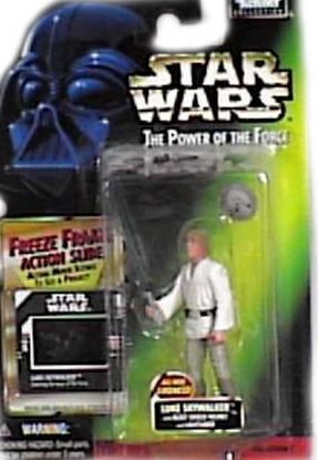 41B2GJT6JRL Star Wars: Power of the Force Freeze Frame > Luke Skywalker with Blast Shield Helmet Action Figure