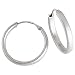 Platinum Fashion Hoop Earrings