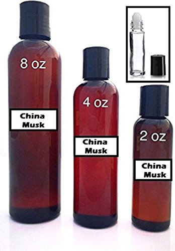 Pure China Musk - Uncut Scented Body Oil - Unisex Fragrance for Men and Women - Best for Refills
