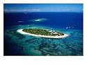 Aerial of Treasure Island, Fiji Photographic Poster Print by Peter Hendrie, 24x18