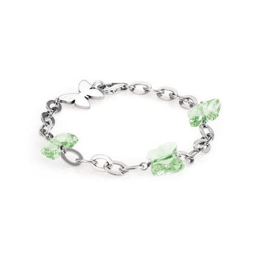 Nomination Damen-Armband Armband In Stahl Mit 3 Swarovsky Peridot 021321/002 Preisvergleich
