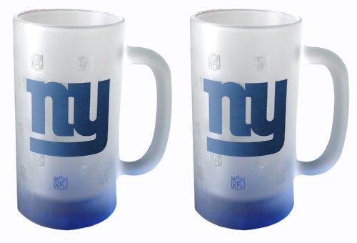 New York Giants Frosted Mug (16-Ounce, Set of 2)