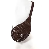 Croc Embossed Mini Messenger Bag