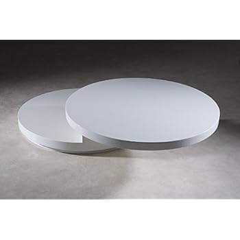 MOON TABLE BASSE BLANC