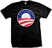Obama Big "O" Logo Design Mens T-shirt, Vote Barack Obama 2012 Men's Political Tee Shirt, Medium, Black