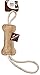 Ethical Pets Dura Fused Leather Bone Dog Tug Toy, 18-Inch