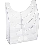 Rubbermaid Optimizers Wall-Mounted Multi-Purpose Organizer, 6-Pocket, Clear (66040ROS)