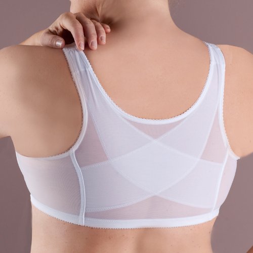 Exquisite Form Women's Front Close Posture Bra 5100565, White, 38D
