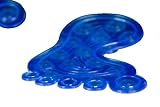 Produkt-Bild: Antirutsch Badefigur F&uuml;&szlig;e - BLAU - 4 St&uuml;ck - f&uuml;r Dusche oder Badewanne- Badematte - Rutschmatte