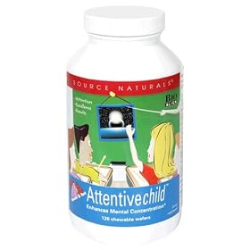 Source Naturals Attentive Child, Chewable 120 Wafers