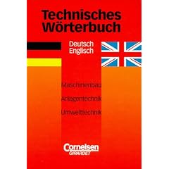 Technisches W�rterbuch. Maschinenbau, Anlagentechnik, Umwelttechnik. Deutsch-Englisch