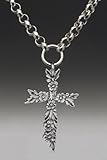 IMAGE OF Silver Spoon Silver Plate Sarah Cross Necklace