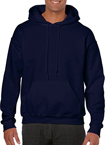 Gildan Adult Heavy Blend Hooded Sweatshirt (Navy) (X-Large)