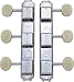 Kluson Guitar 3x3 Nickel Tuning Machines