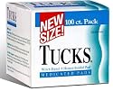 100 ct. Tucks Medicated Hemorrhoid Pads - For Hygiene and Hemorrhoids