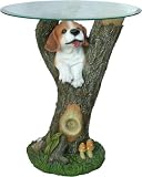 Review Alpine  / Alpine LIN2036 Beagle on Tree with Glass Table