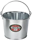 Tools & Hardware : Behrens #188 8QT Galvanized Calf Pail