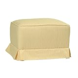 Lullaby Ottoman - Yellow Stripe
