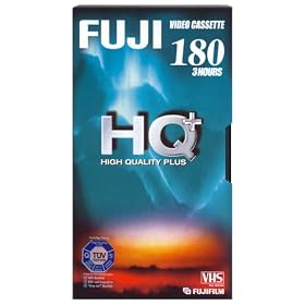 Fuji Magnetics E 180 HQ+  Blank Tapes