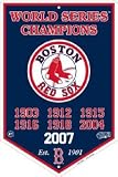 Boston Red Sox 7-TIME WORLD SERIES Champs Metal Sign