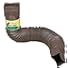 Flex-Drain 85019 Downspout Extension, Brown
