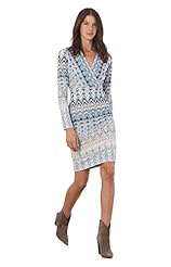 Jacquard Wrap  Dress