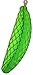 2-pack 15 Inch Large Honeycomb Tissue Paper Banana Fruit Decoration, Lime