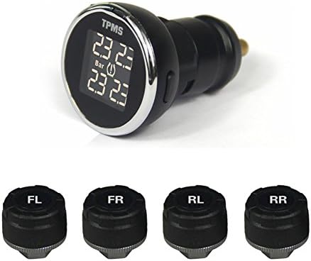 Car Charging Style Wireless Tire Pressure Monitoring System Car Tpms with 4 External Car Sensor