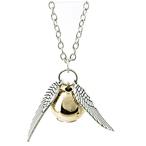 Golden Pearl Silver Necklace For Chrismats,Gift Box available (Silver)