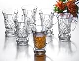 TALL CRYSTAL TEA CUPS - SET OF 6 TALL CRYSTAL TEA CUPS