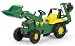 Rolly Junior John Deere Tractor with Frontloader & Rear Excavator