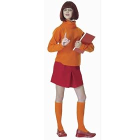 Scooby Doo Cartoon Character Velma Costume Couples Costume Idea Halloween