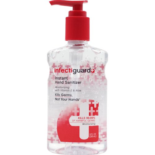 infectiguard Instant Hand Sanitizer Pump, 8 Ounce