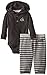 Calvin Klein Baby-Boys Newborn Black Bodysuit with Stripes Pants