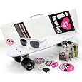 Stereo Vinyl Keep A Breast White / Black Complete Skateboard Cruiser - 6