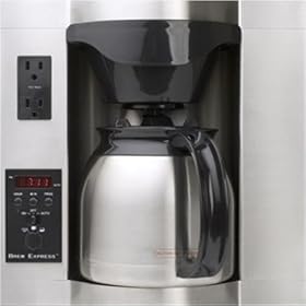 Programmable 12 Cup Recessed Coffee Maker