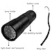 BOGZON 12 LED Ultraviolet Flashlight, Handheld Pets Urine & Stains Detector, UV Counterfeit Currency Detector, Scorpion Hunter & Finder, Powered by AAA Batteries (Not Included), Black