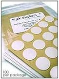 100 Pack - Standard 20mm Wick Stickers