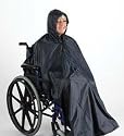 Waterproof wheelchair mac cape poncho with hood